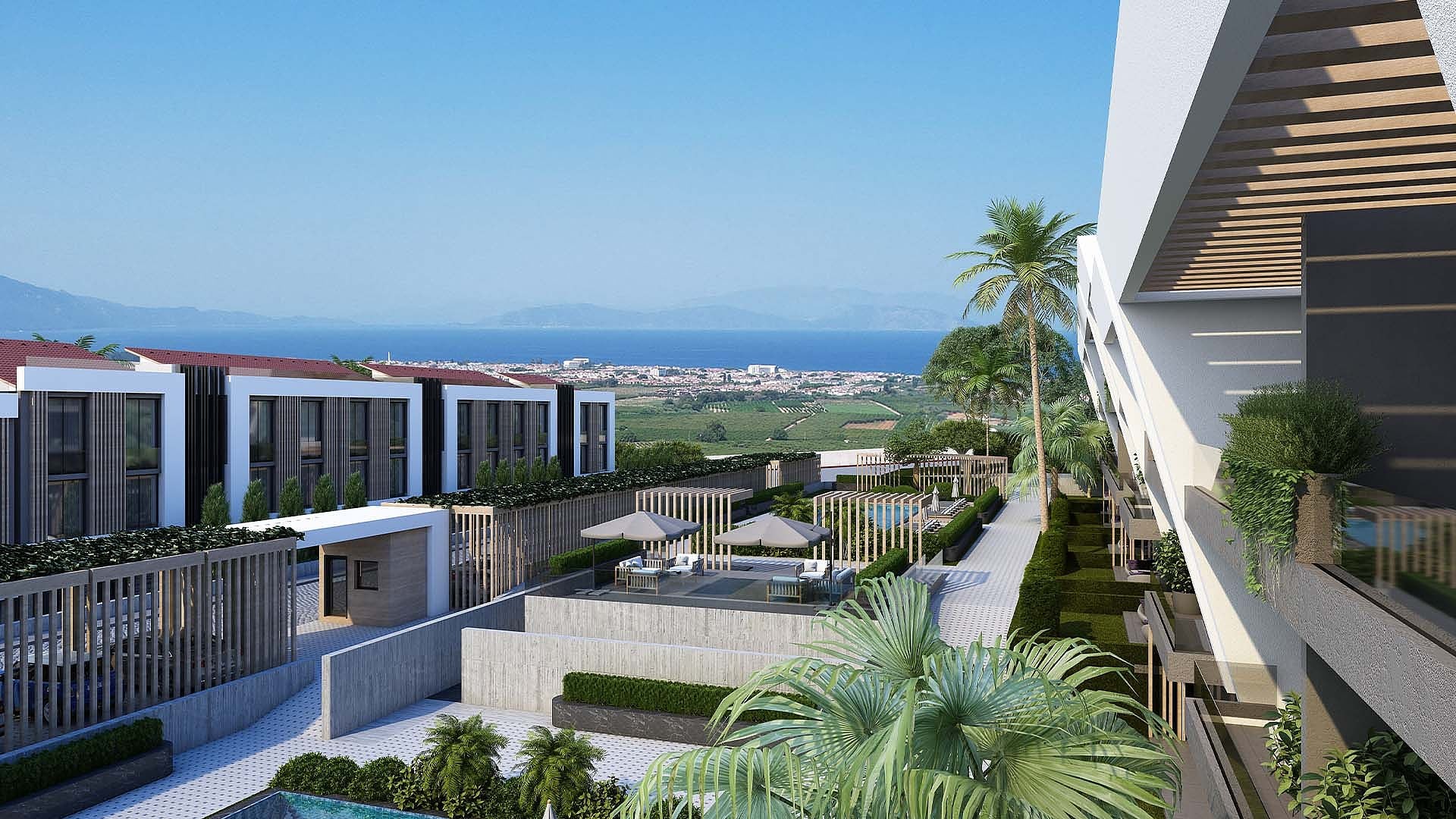 Apartments in Caferli, Kuşadası (CII-00072)