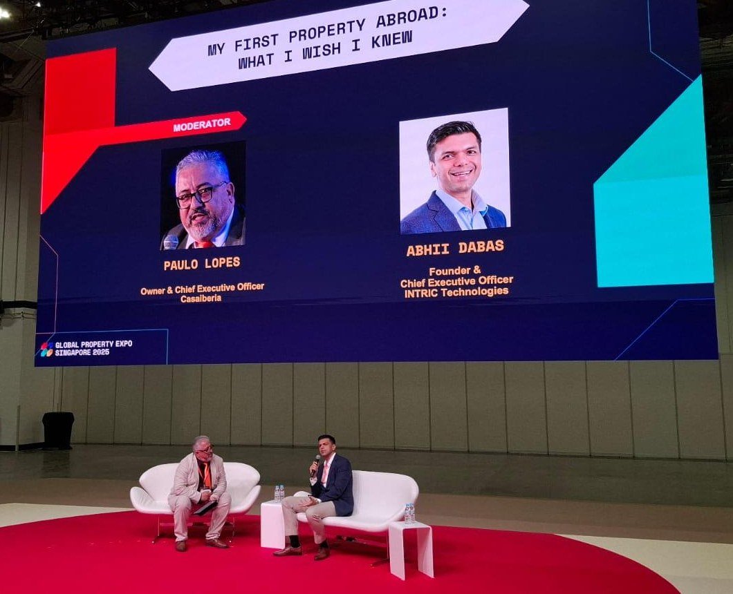 INTRIC founder Abhii Dabas on the Global Property Expo panel "My First Property Abroad"